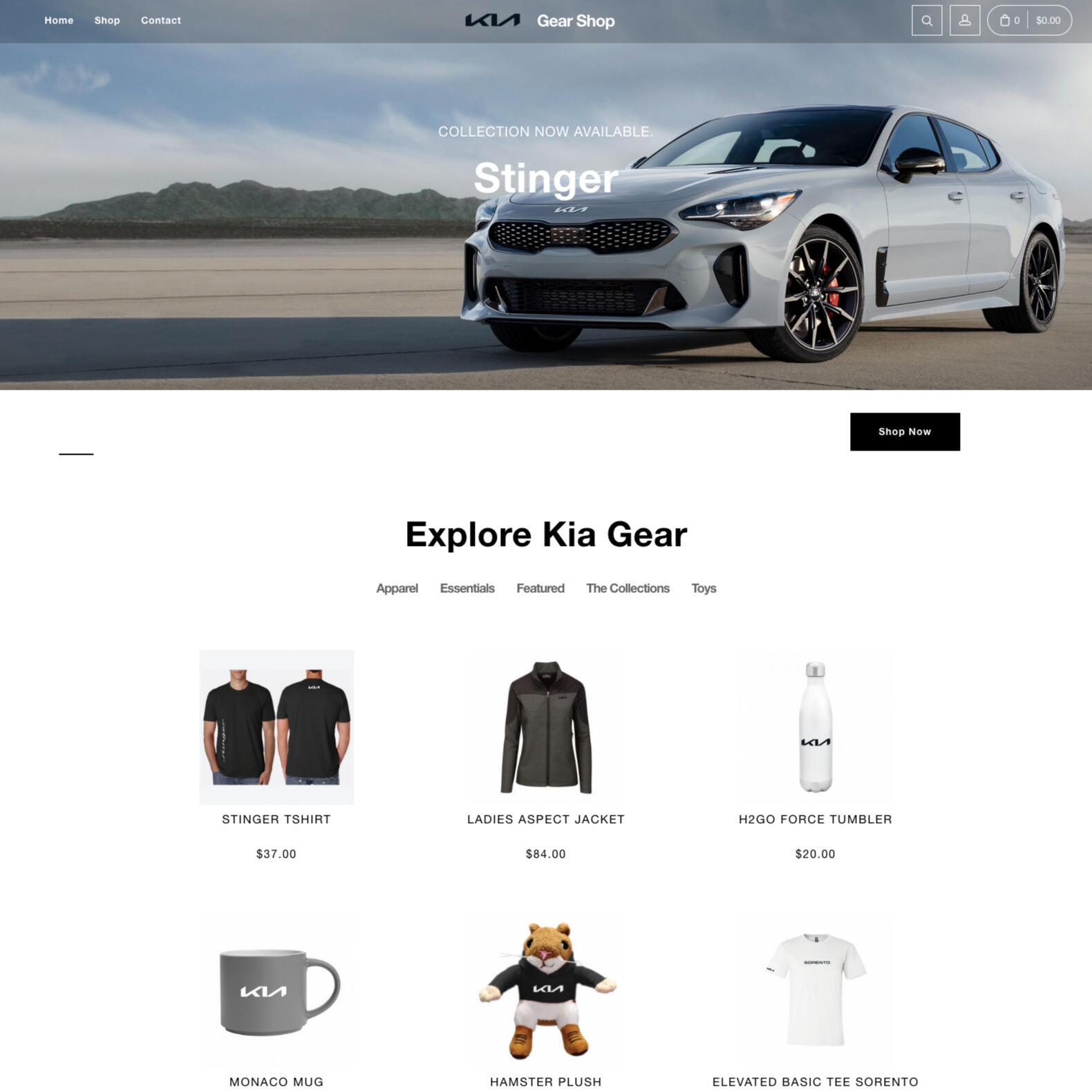 Kia Gear Shop